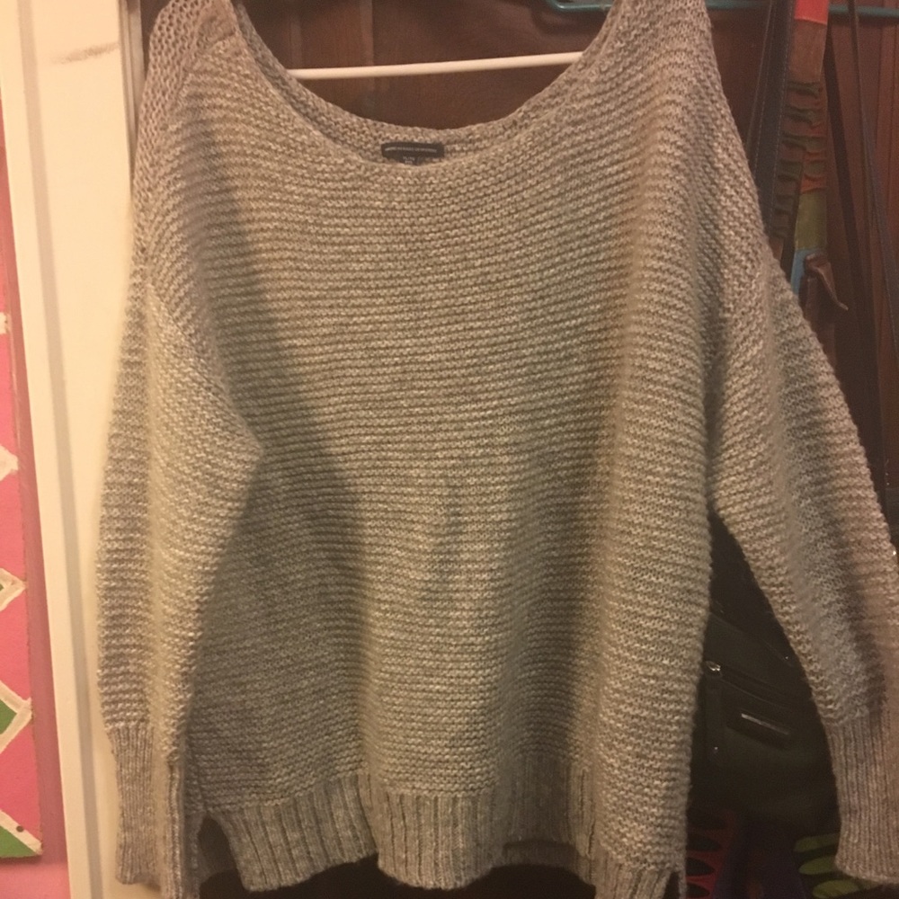 Oversized grey sweater